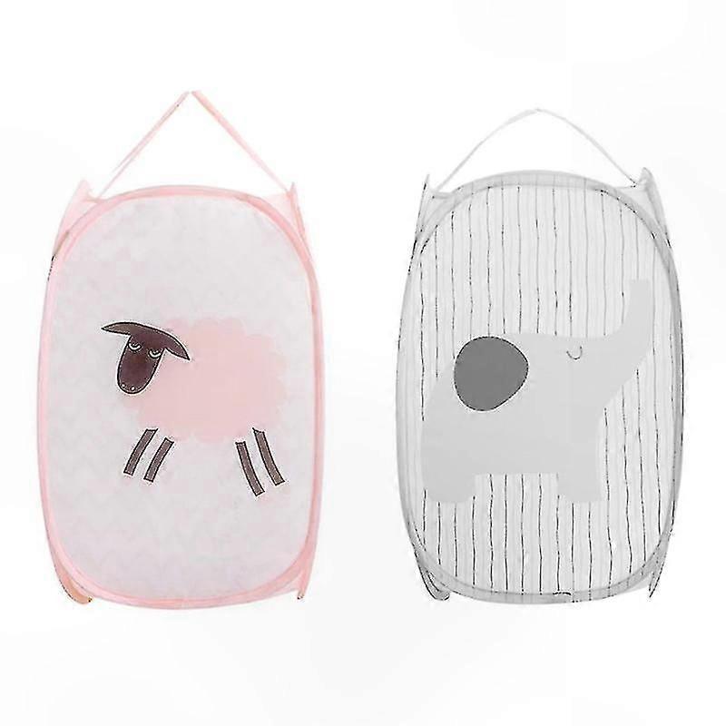 2-Pack Laundry Hampers for Dirty Clothes Storage