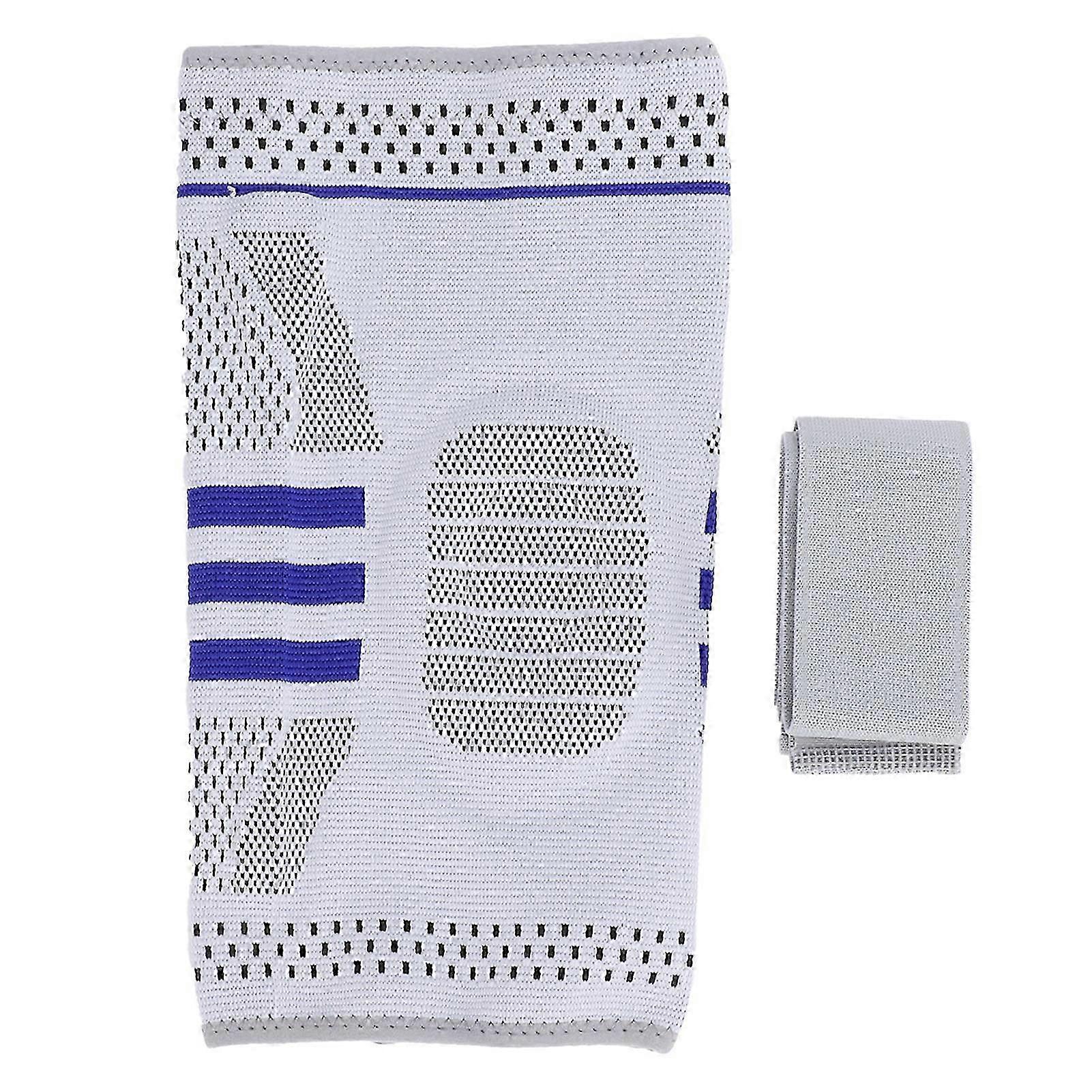 Breathable Anti-Slip Knee Protector with Elastic Strap for Basketball Badminton Jump Rope