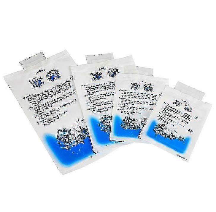 Insulated Dry Cold Reusable Gel Ice Bag,5pcs