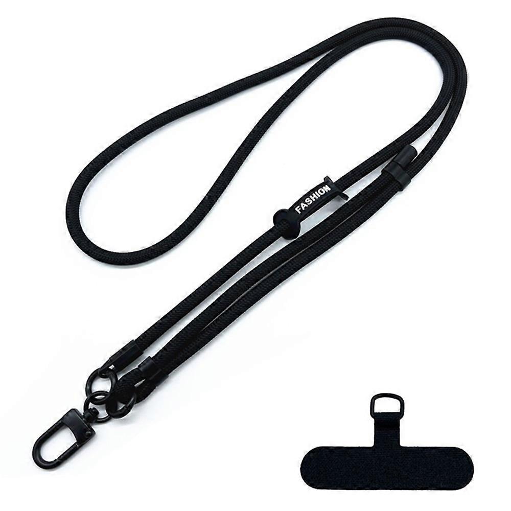 Phone Neck Strap 7mm Thick Polyester Adjustable Universal Phone Strap with Tether Tab, Total Length: 150cm