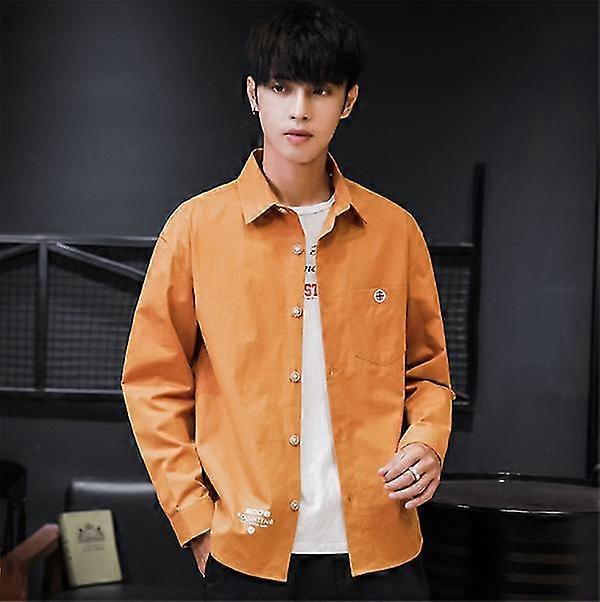 Spring And Autumn New Brand Retro Casual Fashion Loose Solid Color ...