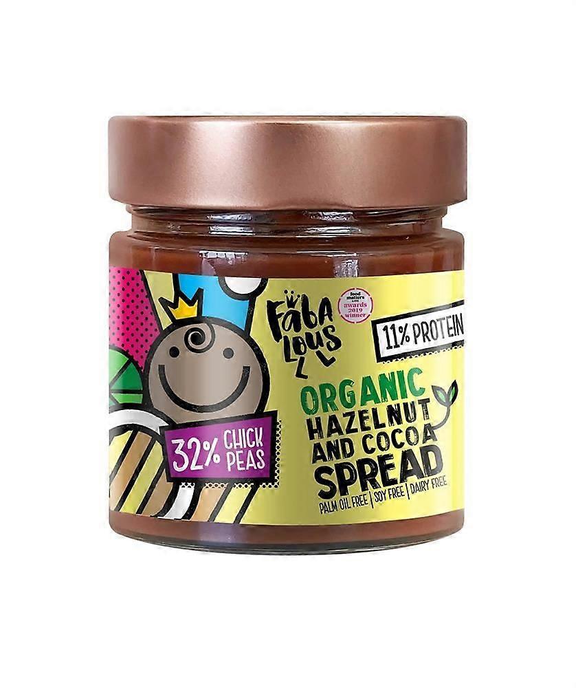 Fabalous Organic Hazelnut & Cocoa Chickpea Spread 200g - 3 Pack