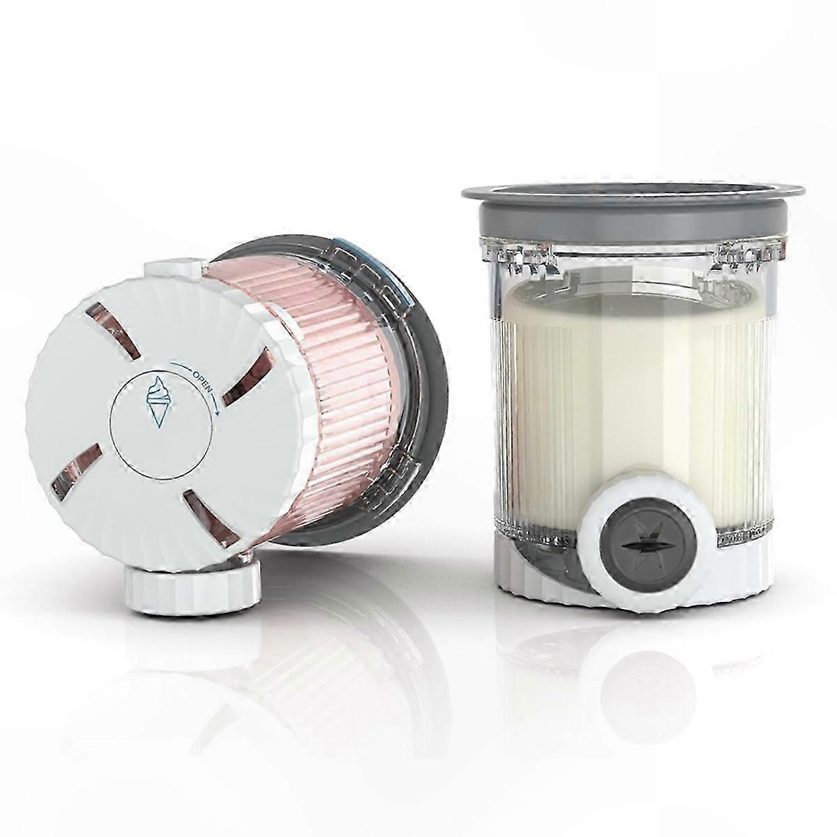 2-Pack Ice Cream Pints with Lids for Swirl NC700 Series Containers