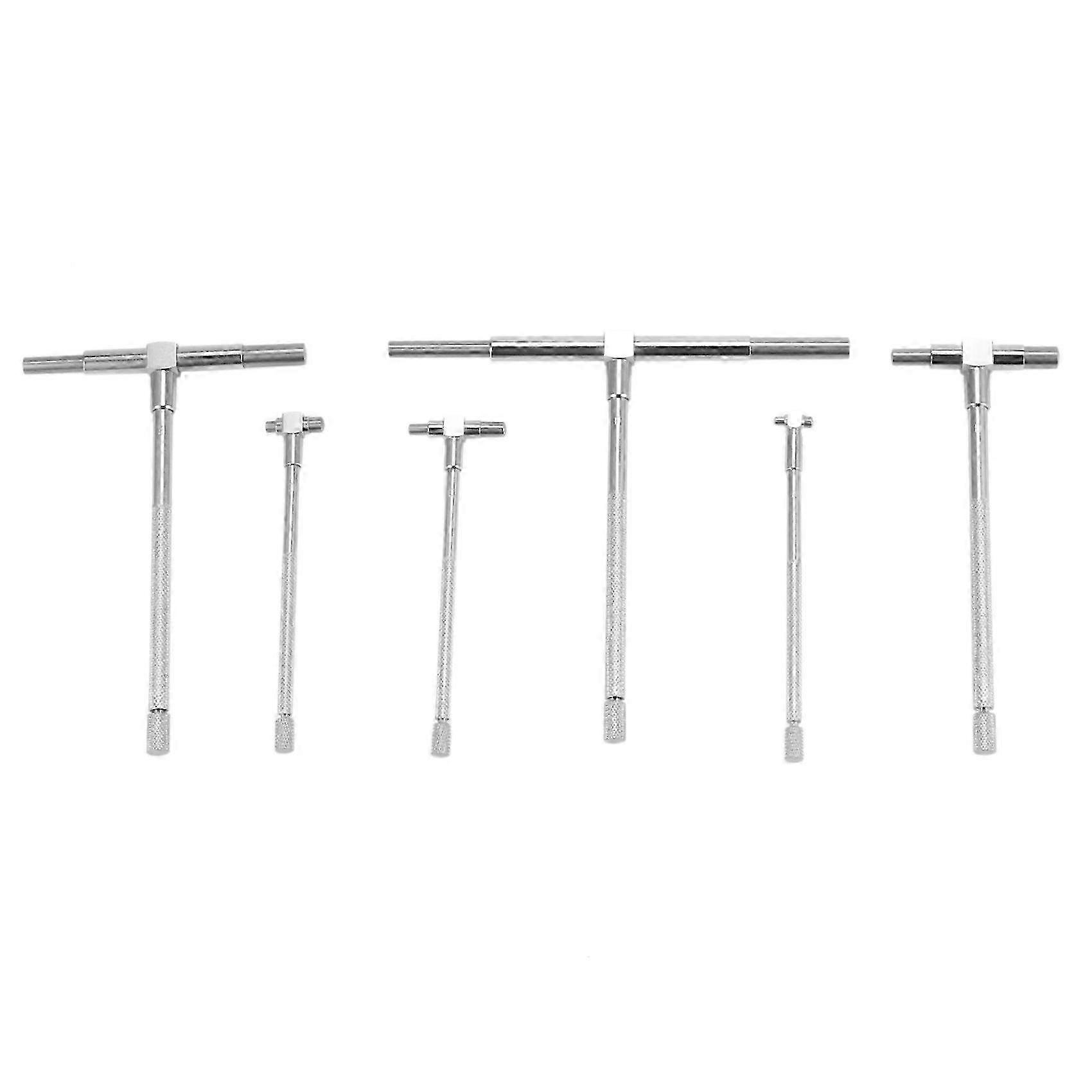 6Pcs Set Telescopic Gauge Set Micrometer Measurement Bore Engineers Kit 8-150mm