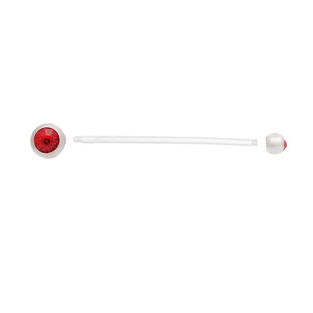 10PCS Navel Belly Button Ring Pregnancy Maternity Flexible Clear Long Belly Button Rings Navel Retainer Body Piercing