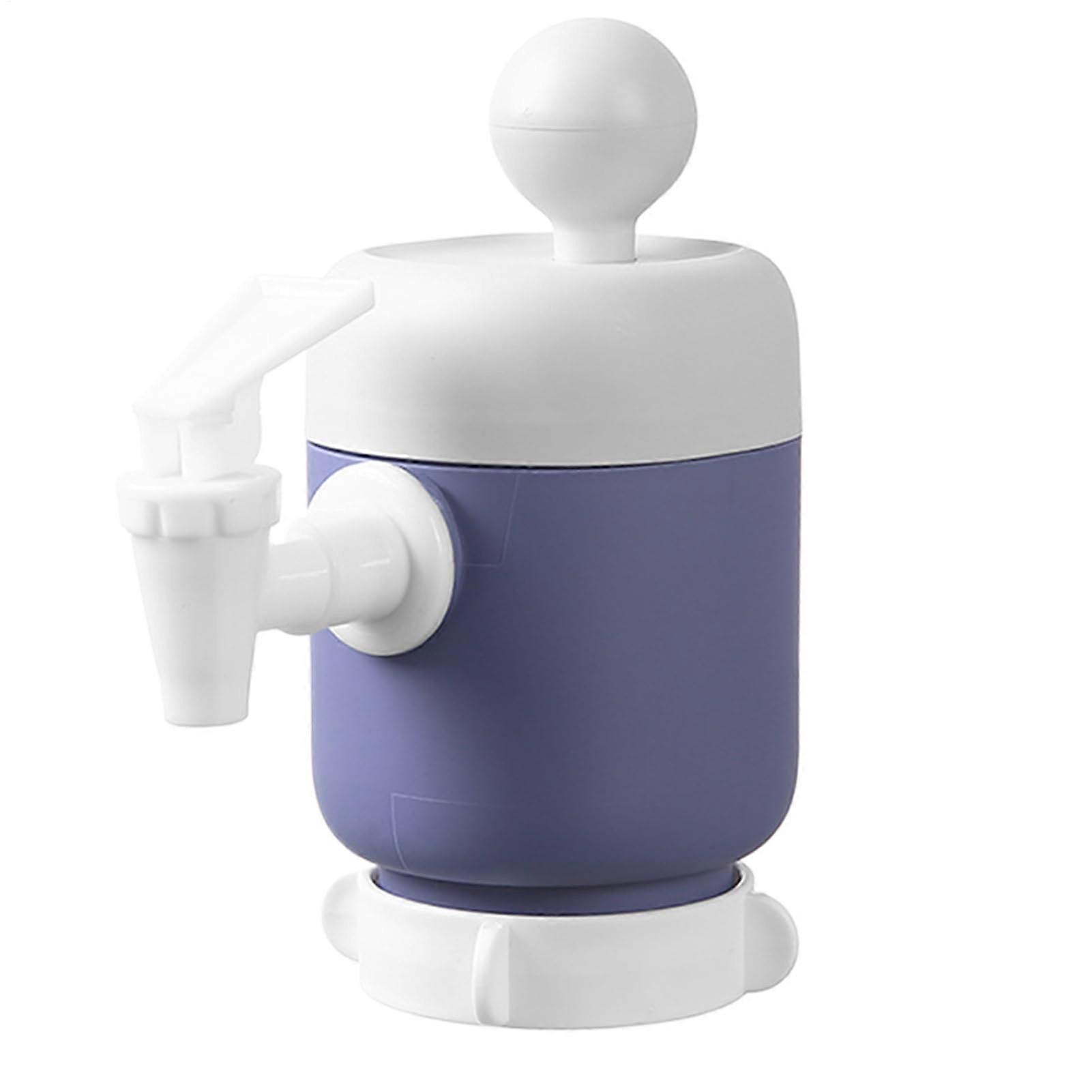 Drinking Water Pump Portable Manual Hand Pressure With Spout For Home Camping Travel Fountain Cooler Replacement Purple