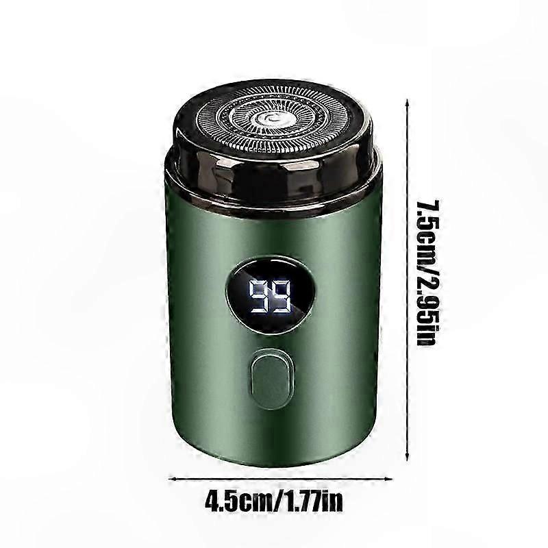 Rechargeable Mini Electric Razor for Face, Beard, and Body Trimmer - Cordless, Portable, and Travel-Friendly Shaver