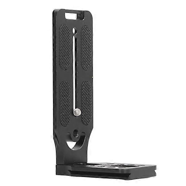 Camera L Bracket Aluminum Alloy L-shaped Vertical Horizontal Coupling Plate with 1/4 inch Screw Hole for Digital Camera Stabilizer