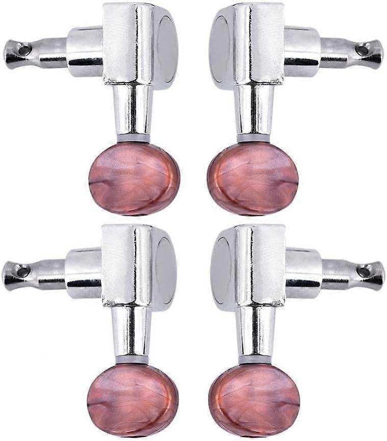 Tuning Pegs 2L 2R Closed Alloy  String Tuning Key Pegs Tuner Kit for Ukulele