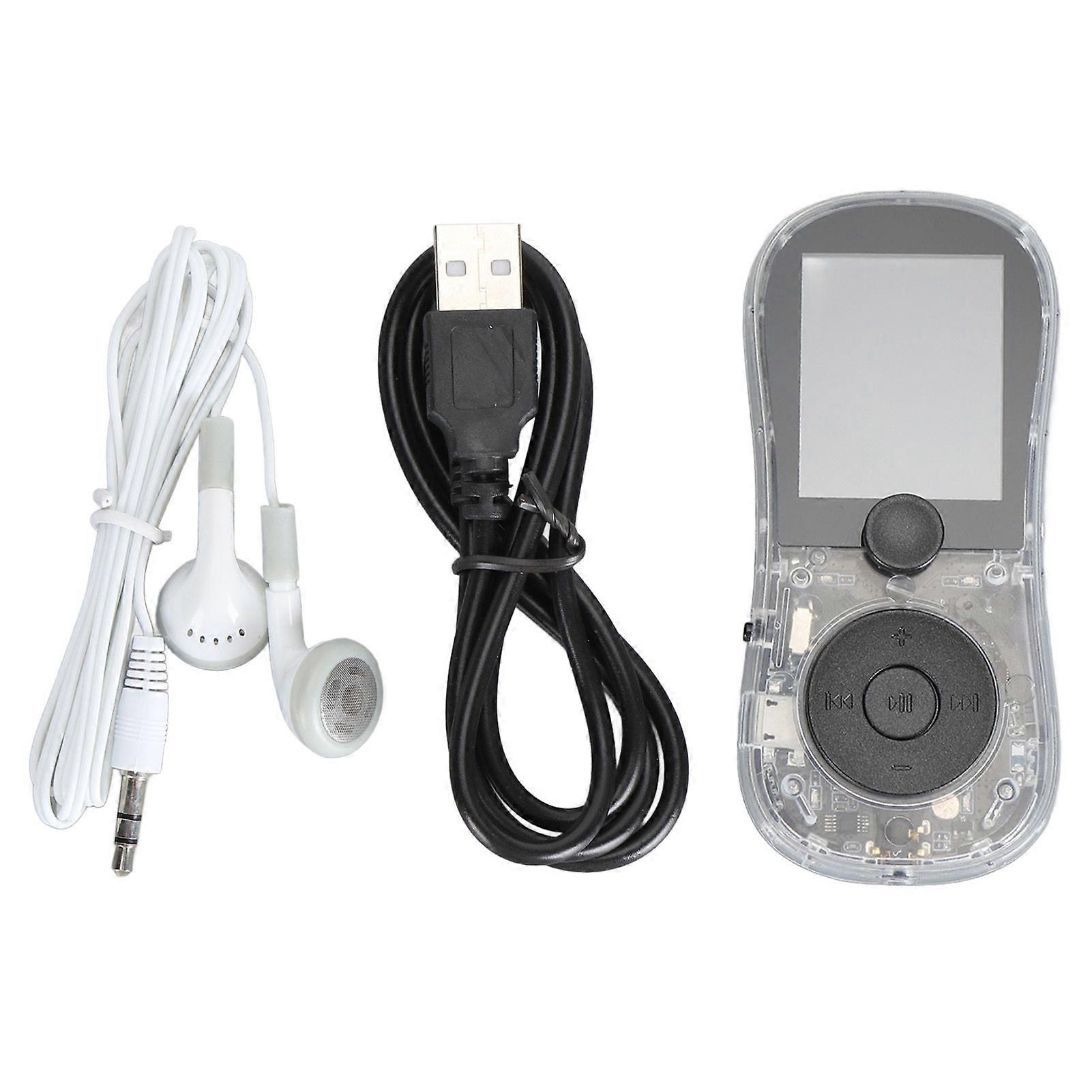 128G MP3 MP4 Player Bluetooth 4.2 1.77in Color Screen Portable Music Player with Speaker Video Playback Recording