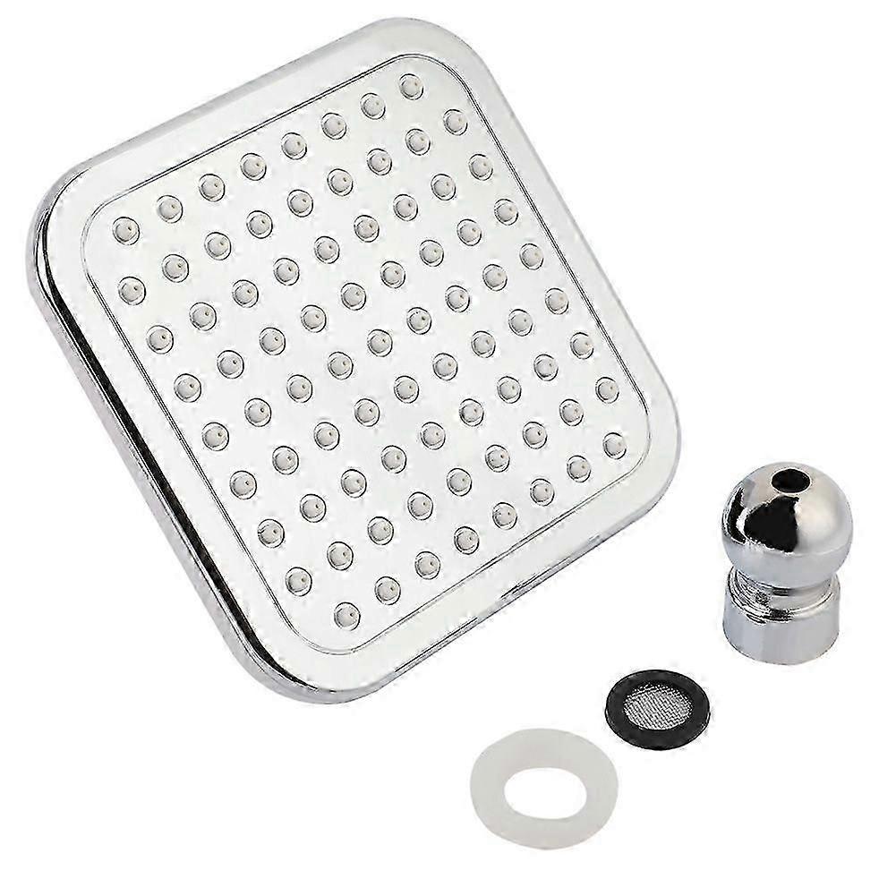 Square Shape Shower Head Shower Spray Head for Bathhouse Bathroom Showering Use