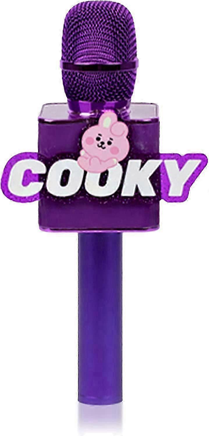 Bts Bluetooth Wireless Mic Speaker, All Seven Bts Characters In Their Own Cute Colors (cooky)