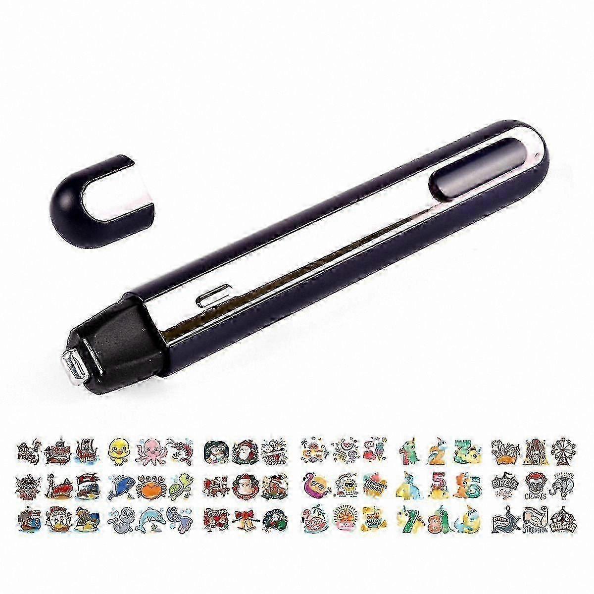 2025 Portable Cordless Heat Press Tool with 3-Second Quick Heating, DIY Food Bag Sealer, Thermal Erase Function, White