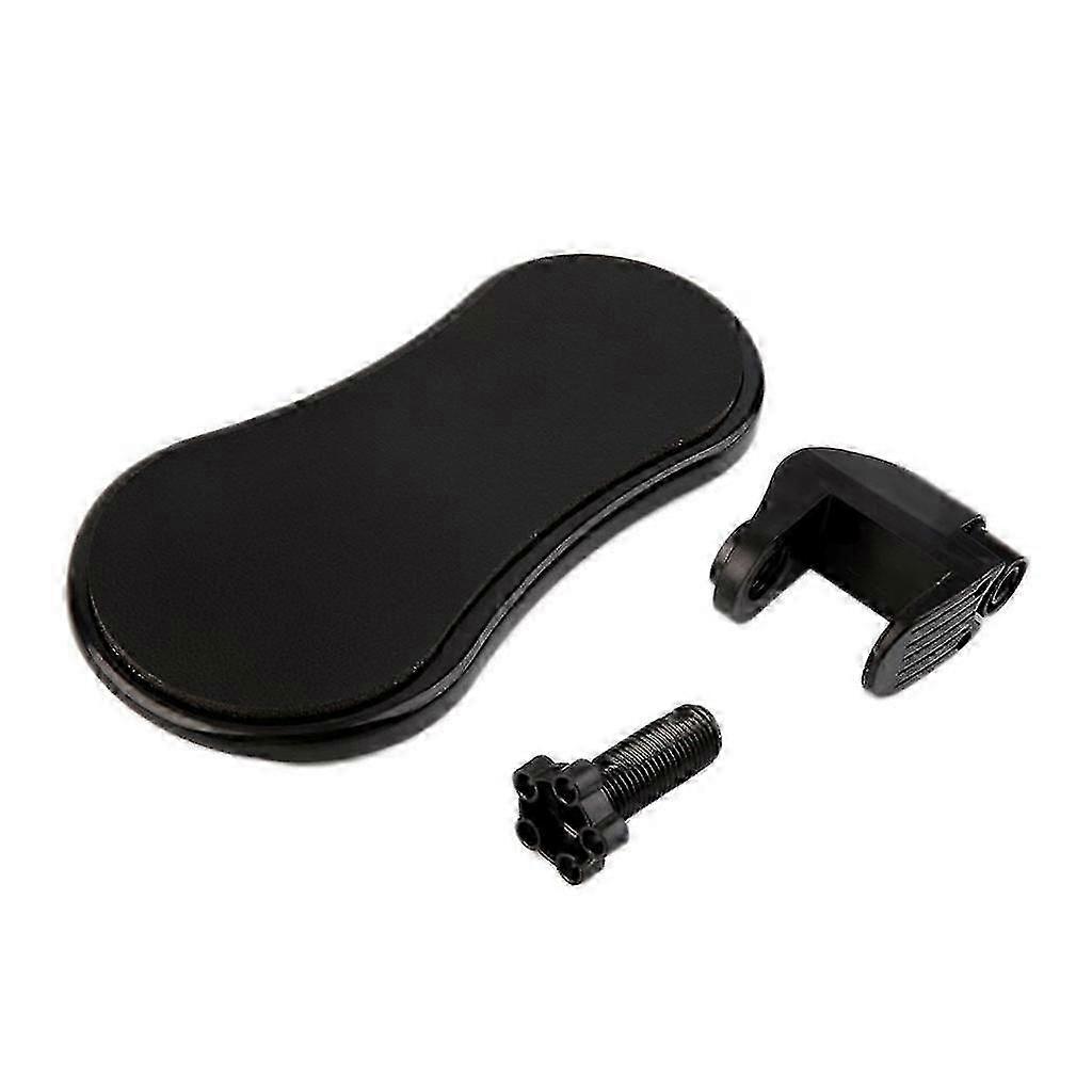 Rotating computer armrest pad, approximately 29×14cm, reduces wrist pressure and is easy to install