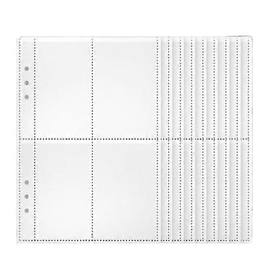 Money Saving Challenge Replacement Multi-compartments Waterproof Transparent Envelopes 100 Day Challenge Money Saving Binder Kit