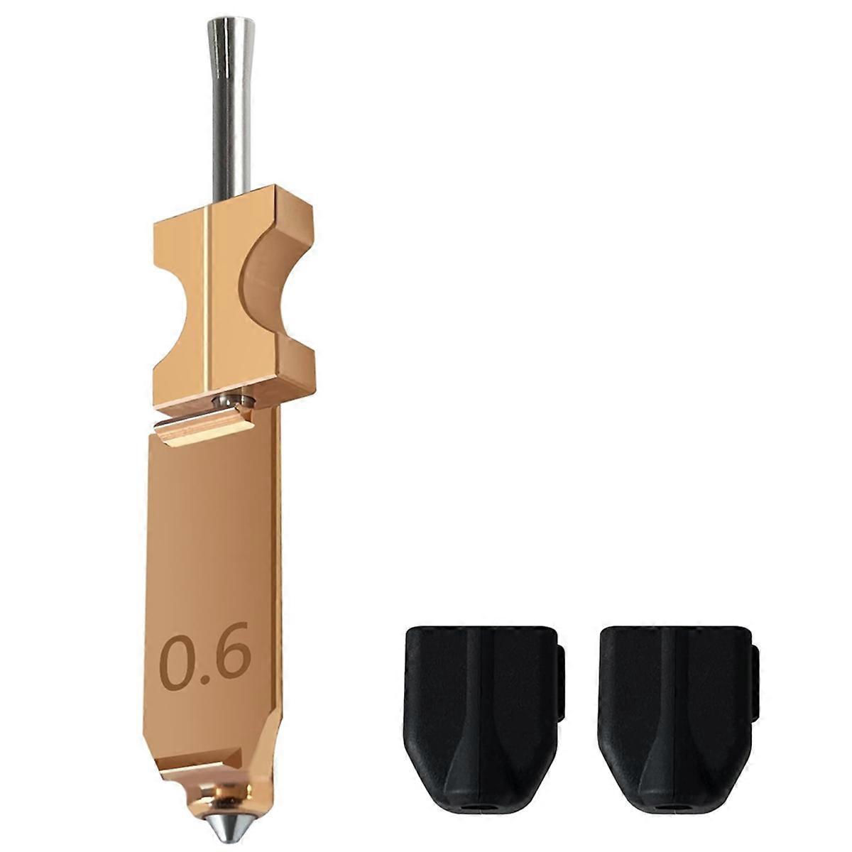 Upgraded Hotend Kit for AD5X Quick-Detachable Nozzle Extruder Quick Release Nozzle Heater Block Throat Tube 0.6mm