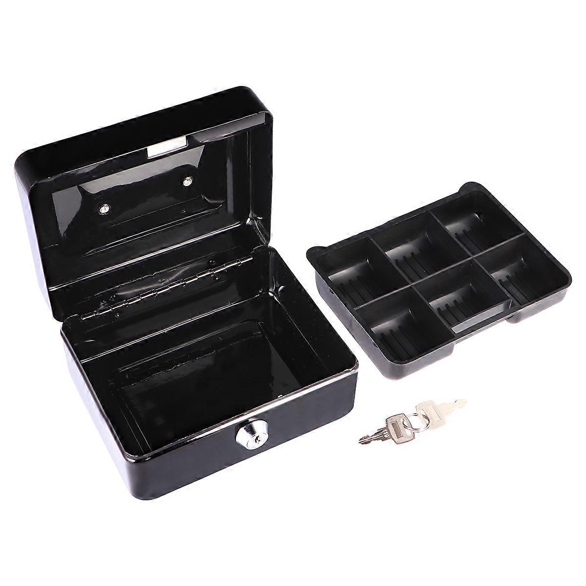 Anti-Theft Money Storage Case For Adults In Black Size XL With 2Pcs Privacy Lock Keys