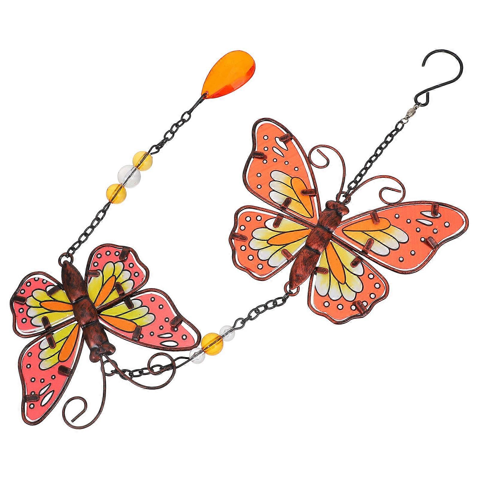 Butterfly Modeling Ornament Hanging Outdoor Decor