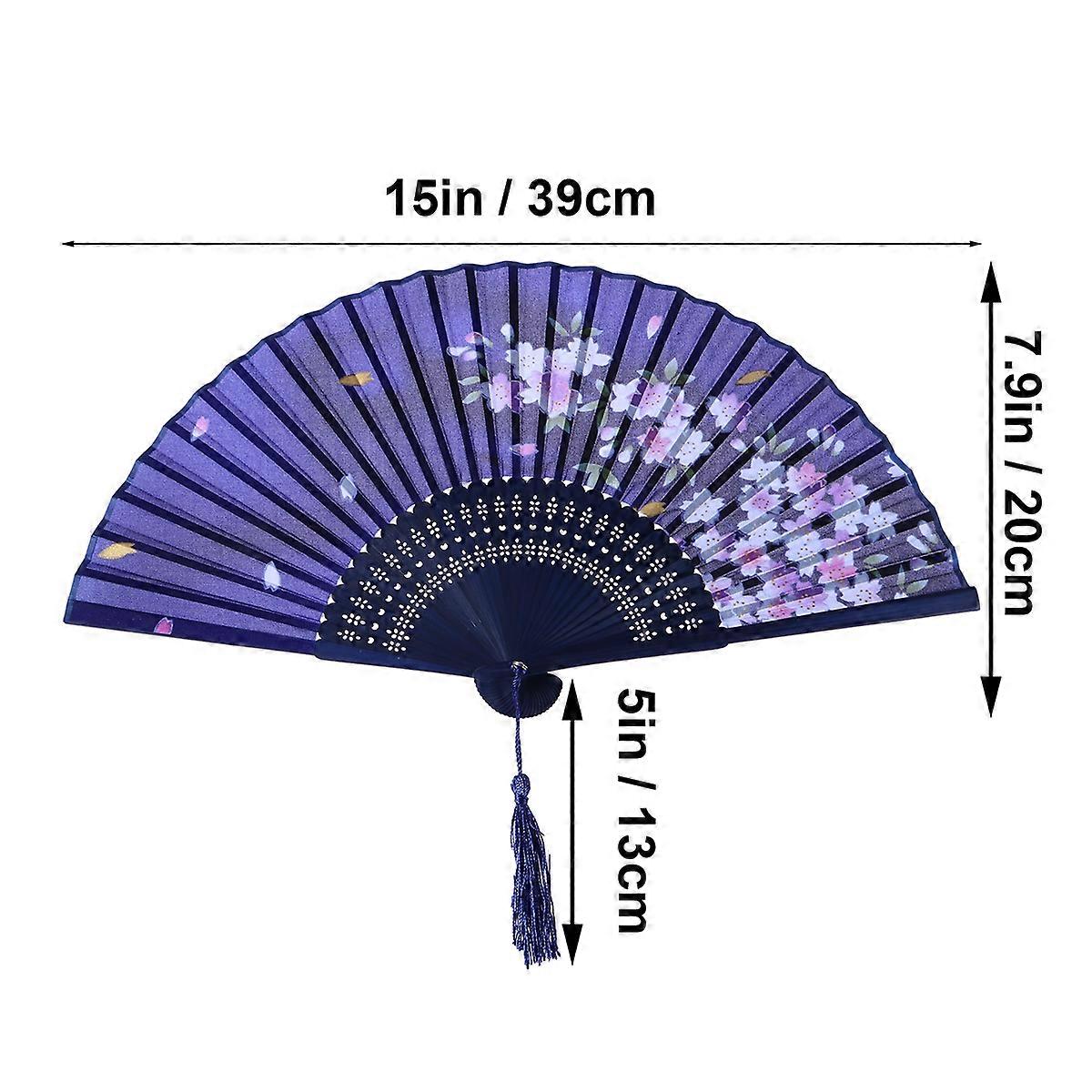 Bambu fläkt handfläktar för kvinnor 1 stycke design