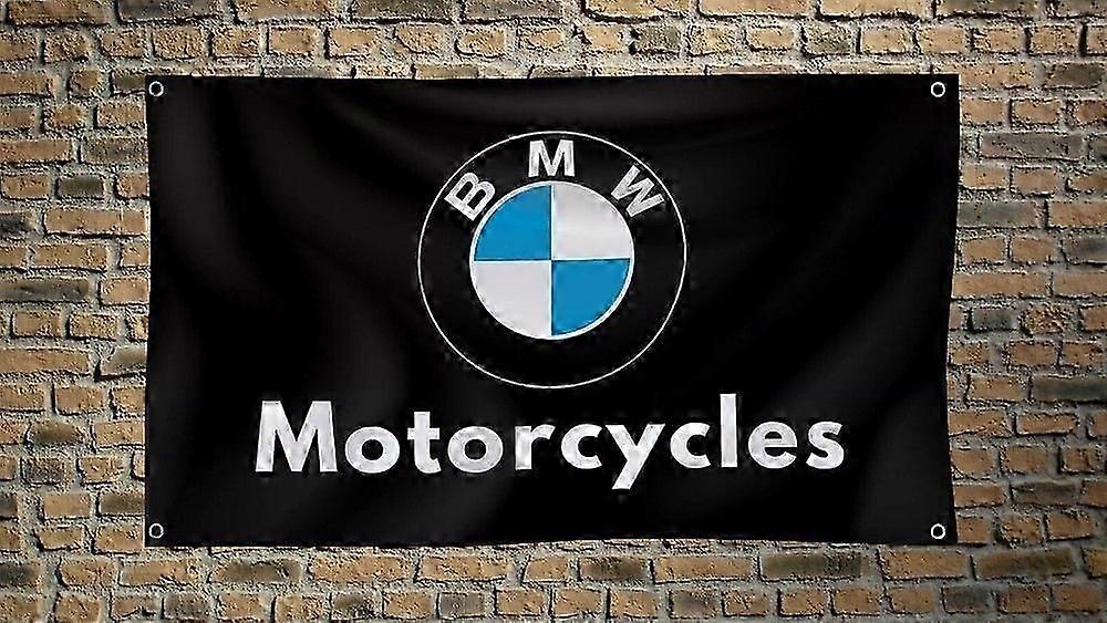 BMW オートバイ フラッグ 3x5 フィート ロゴ カー バナー ガレージ マン ケーブ ウォール バナー Qqto548 用