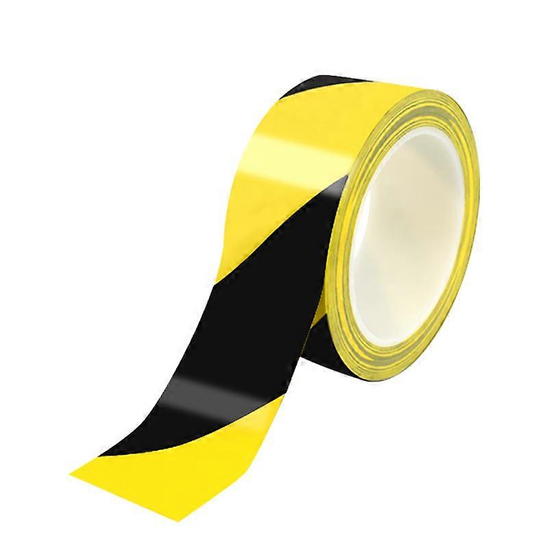 Hazard Warning Tape Warning Tape PVC Floor Marking Tape Triomphe 48mm×33m Yellow/Black.