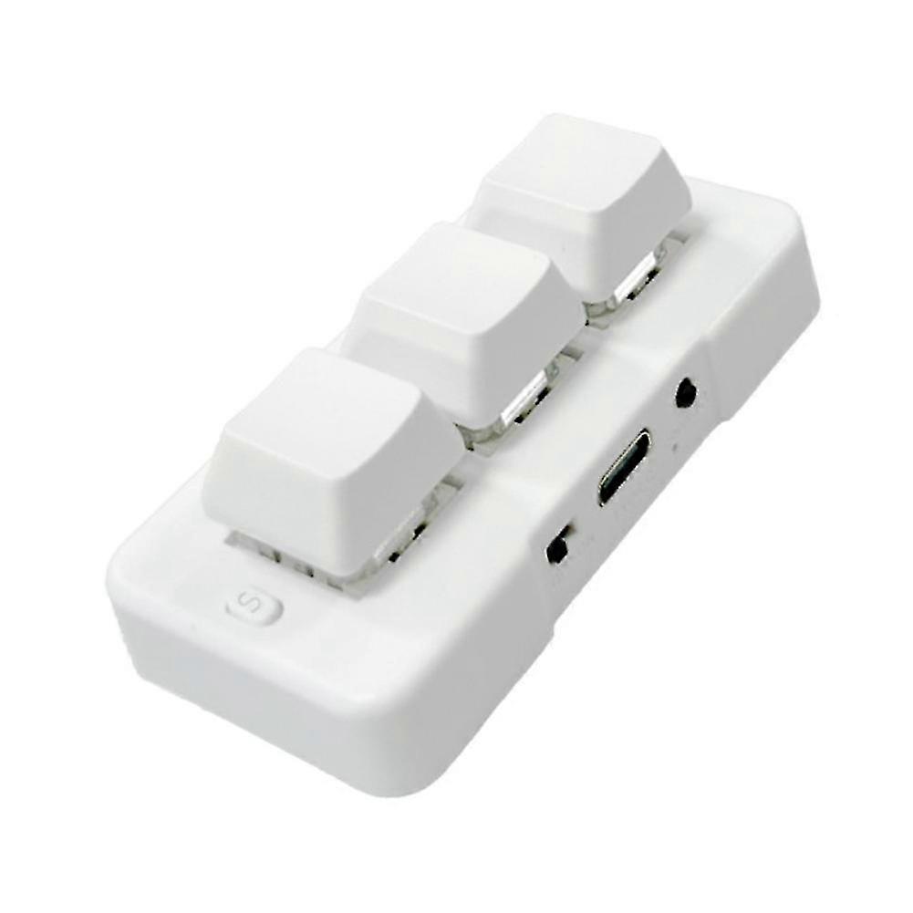 MK321 Pro Custom Mechanical Keyboard with Blue Switches, RGB Lighting, 3-Mode Connectivity (USBand2.4G WirelessandBluetooth)