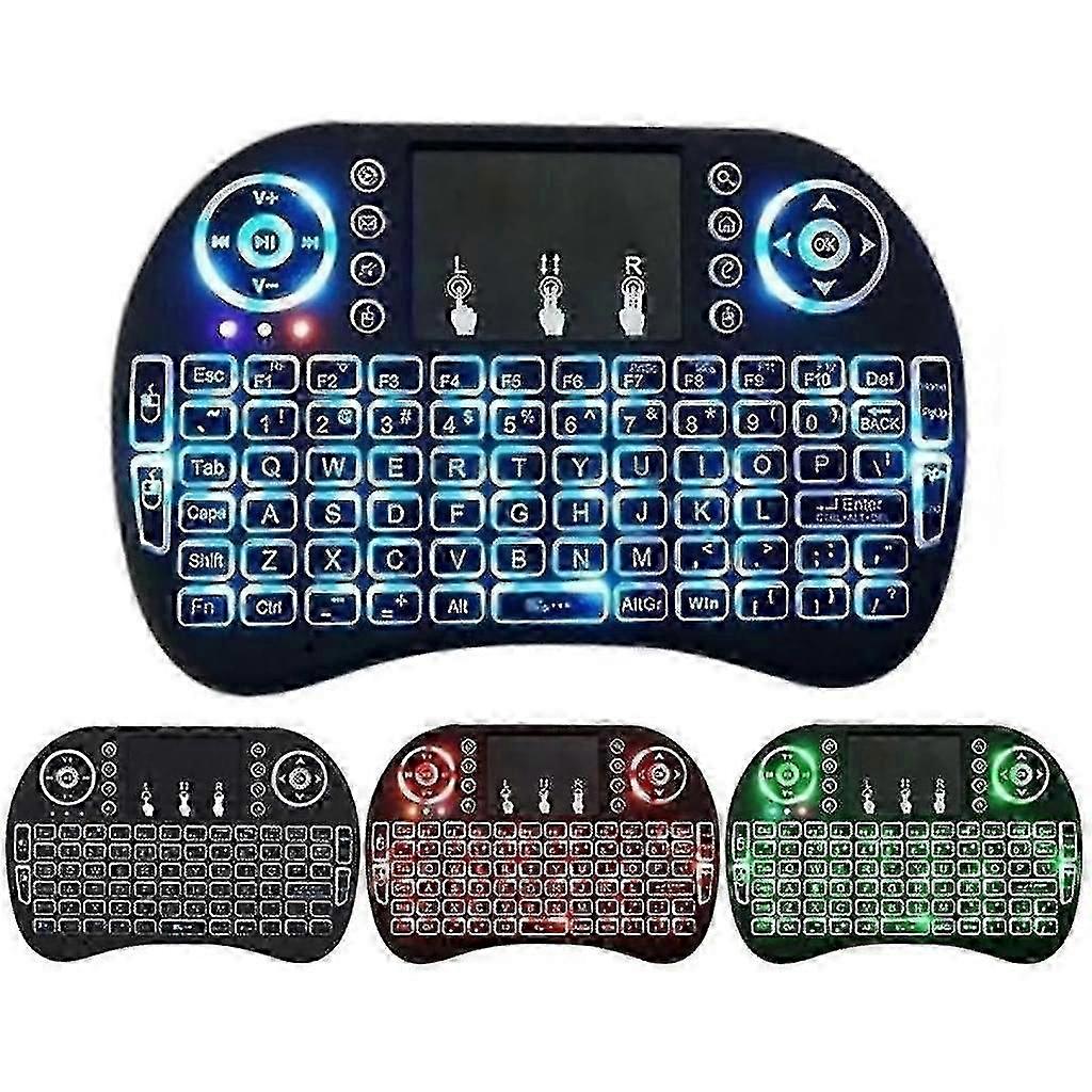 Mini Rechargeable 2.4GHz Wireless Keyboard with Touchpad