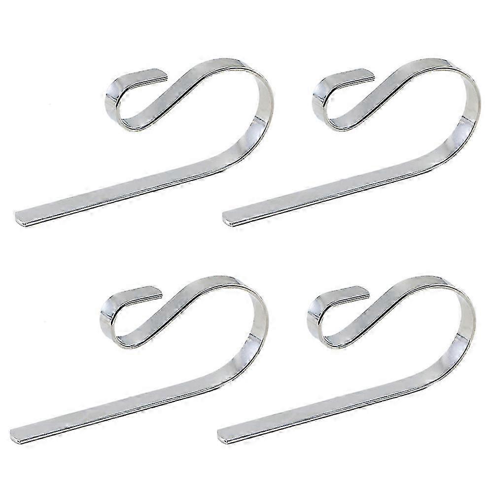 Heavy Duty Support Christmas Stocking Holders, Elegant Design For Fireplace Mantle Decor, Protective Surface Non-Slip Pads, Adjustable Fit To Suit 202