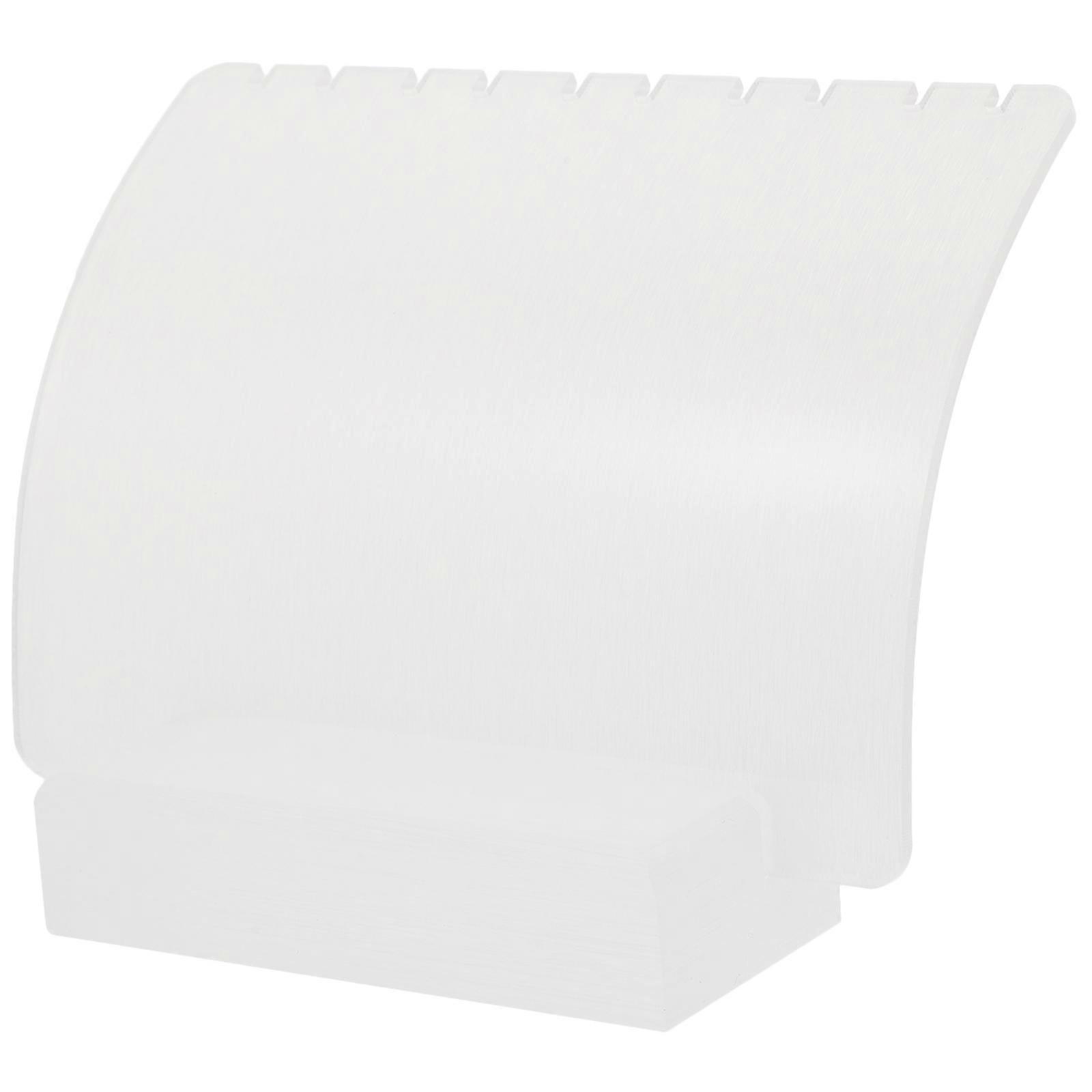 3Pcs White Necklace Display Stand for Decoration Made of Acrylic Material