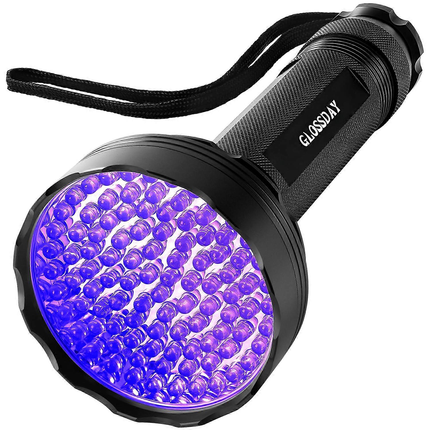 UV Flashlight 100 LED Black Light For Dog Cat Pet Detector Scorpions Finder