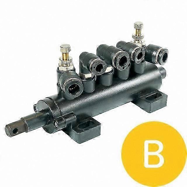 Fem-port rörreglerventil för däckbytare fotpedal cylinderbrytare