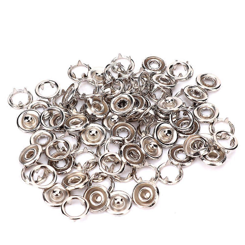 Lot de 50 boutons creux écologiques et non toxiques pour vêtements de bébé (11 mm)