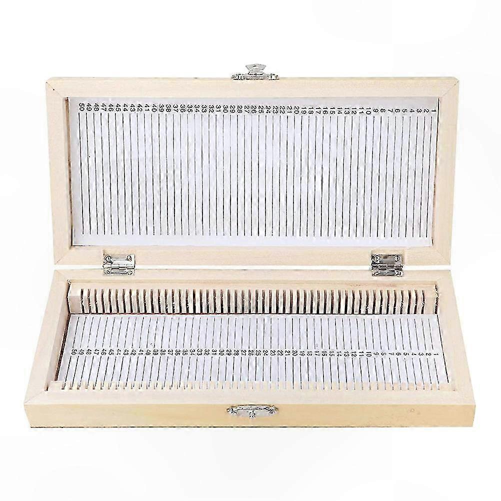 Synthetic Material Storage Unit with 50 Slots in Wooden Style