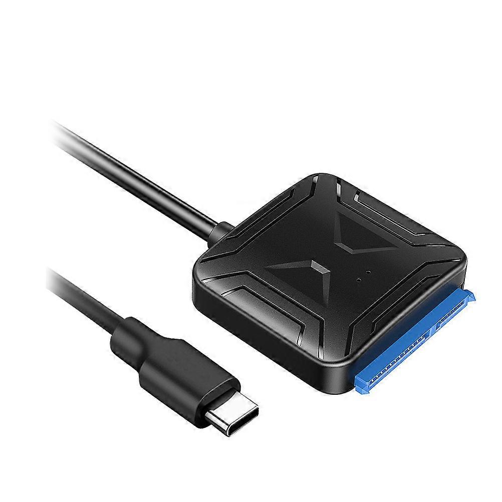 USB-C to Data Line for Laptop 2Pcs Hard Drive Converter Black Cable