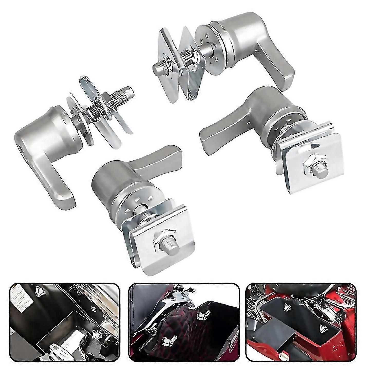 For Saddlebag Lock Mounting Screw Kit For Silver