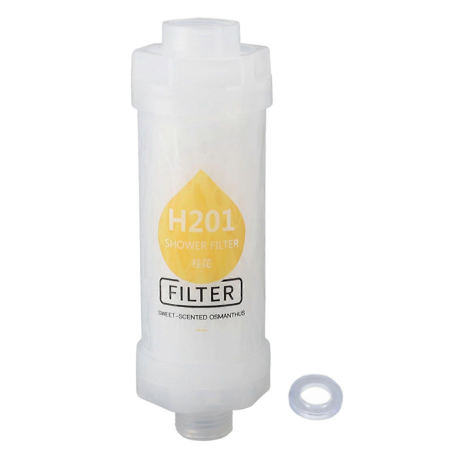 Aromatherapy Shower Filter for Hard Water Softener Purifier Softer Skin Hair Care for Universal Output Showerhead Osmanthus