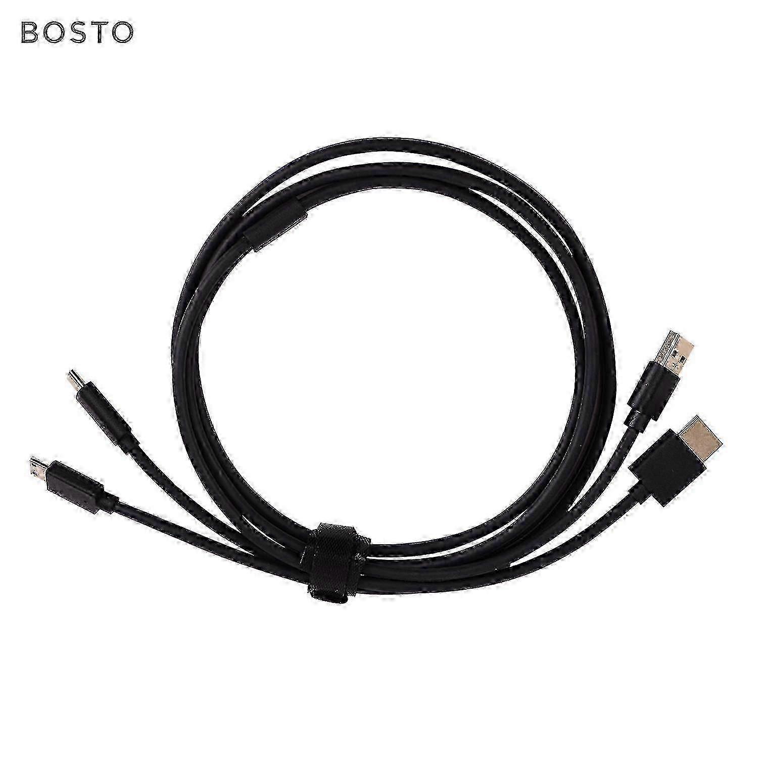 Cabo BOSTO 2 em 1 compatível com BOSTO 13HD / 16HD / 16HDK / 16HDT / BT-16HD / BT-16HDK / BT-16HDT para fins gráficos e de desenho
