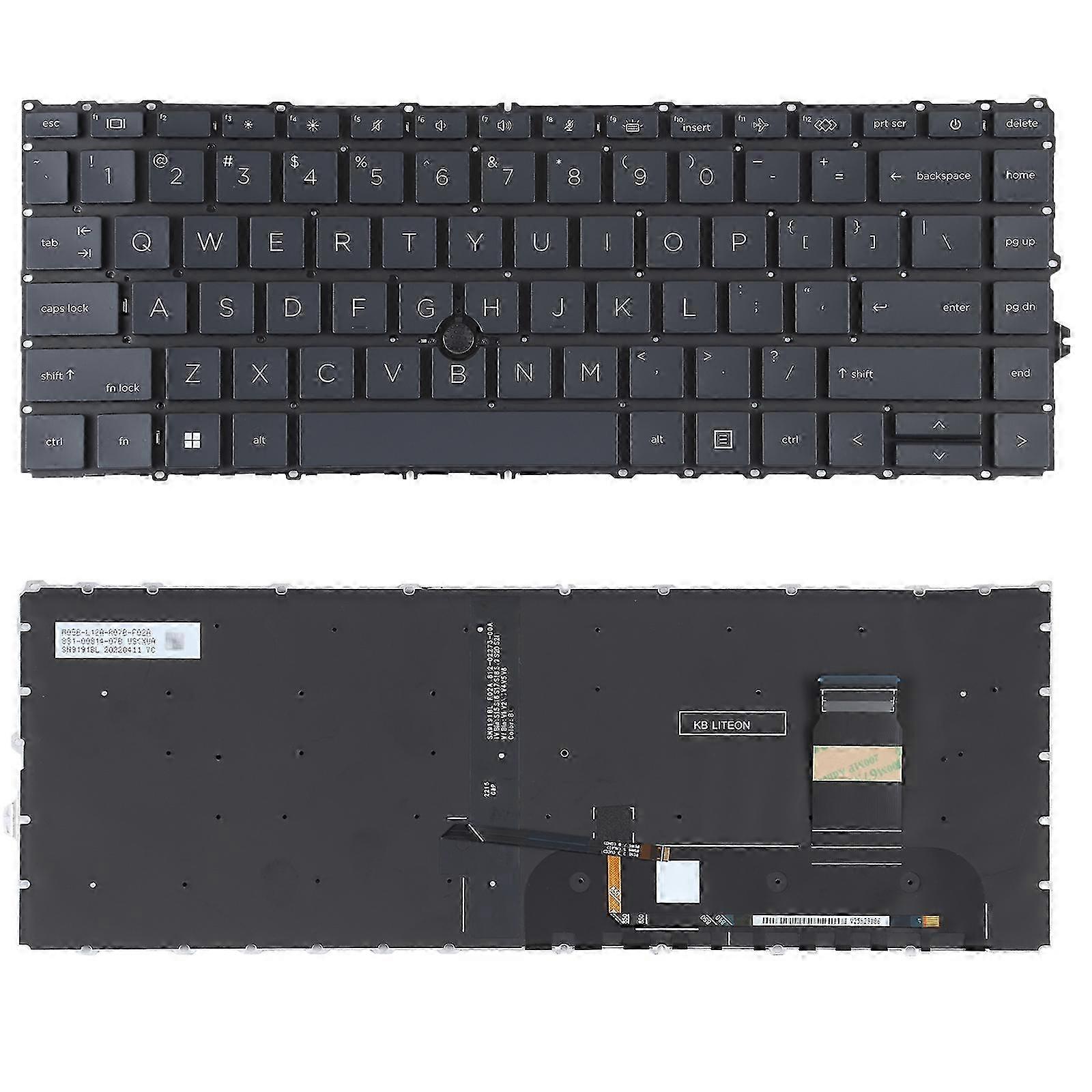 For HP Elitebook 840 G7 G8 845 G7 745 G7 G8 US Version Keyboard with Backlight and Pointing Stick 2025