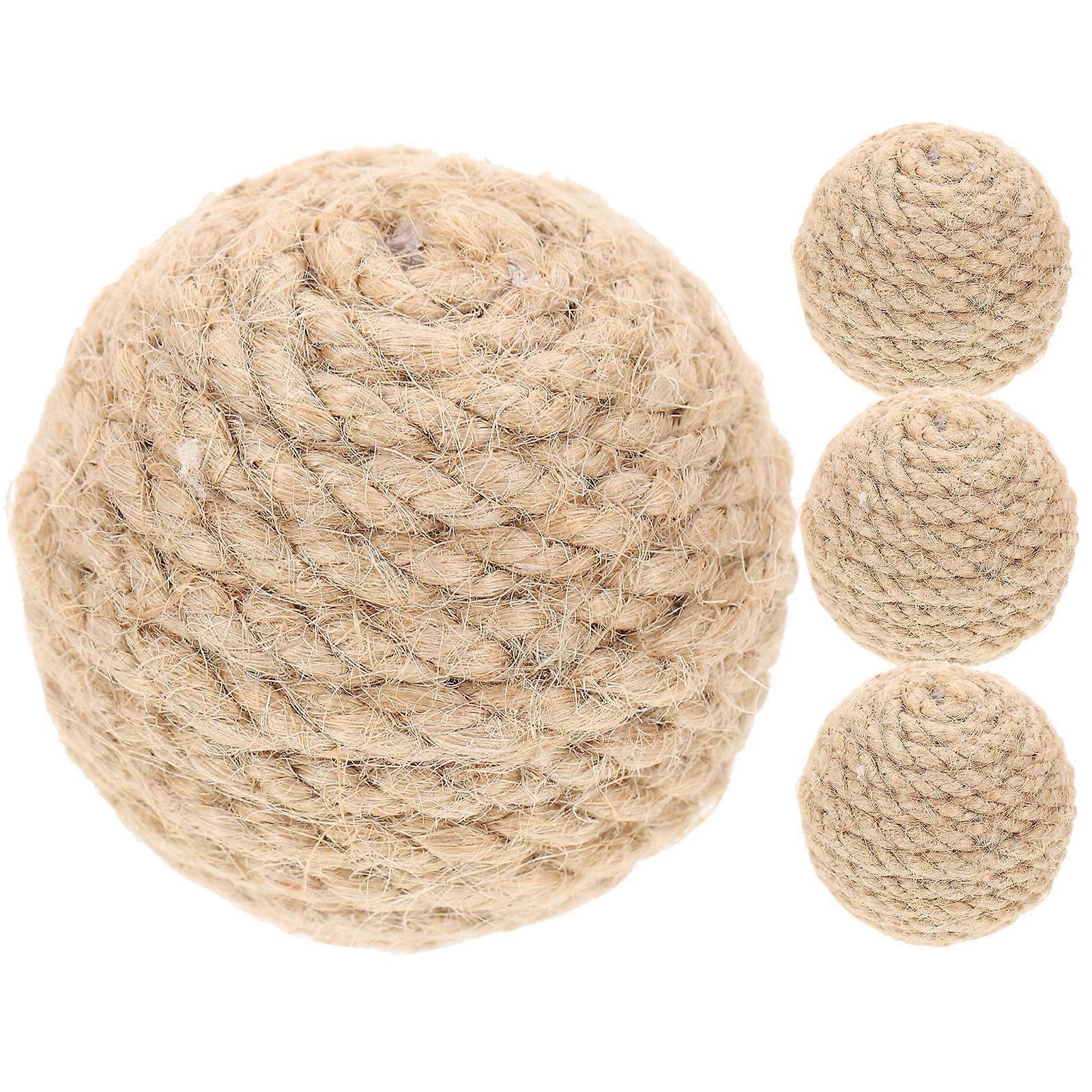 Cat Scratcher Toy Cat Scratching Ball for Indoor Cats 16Pcs Play Set