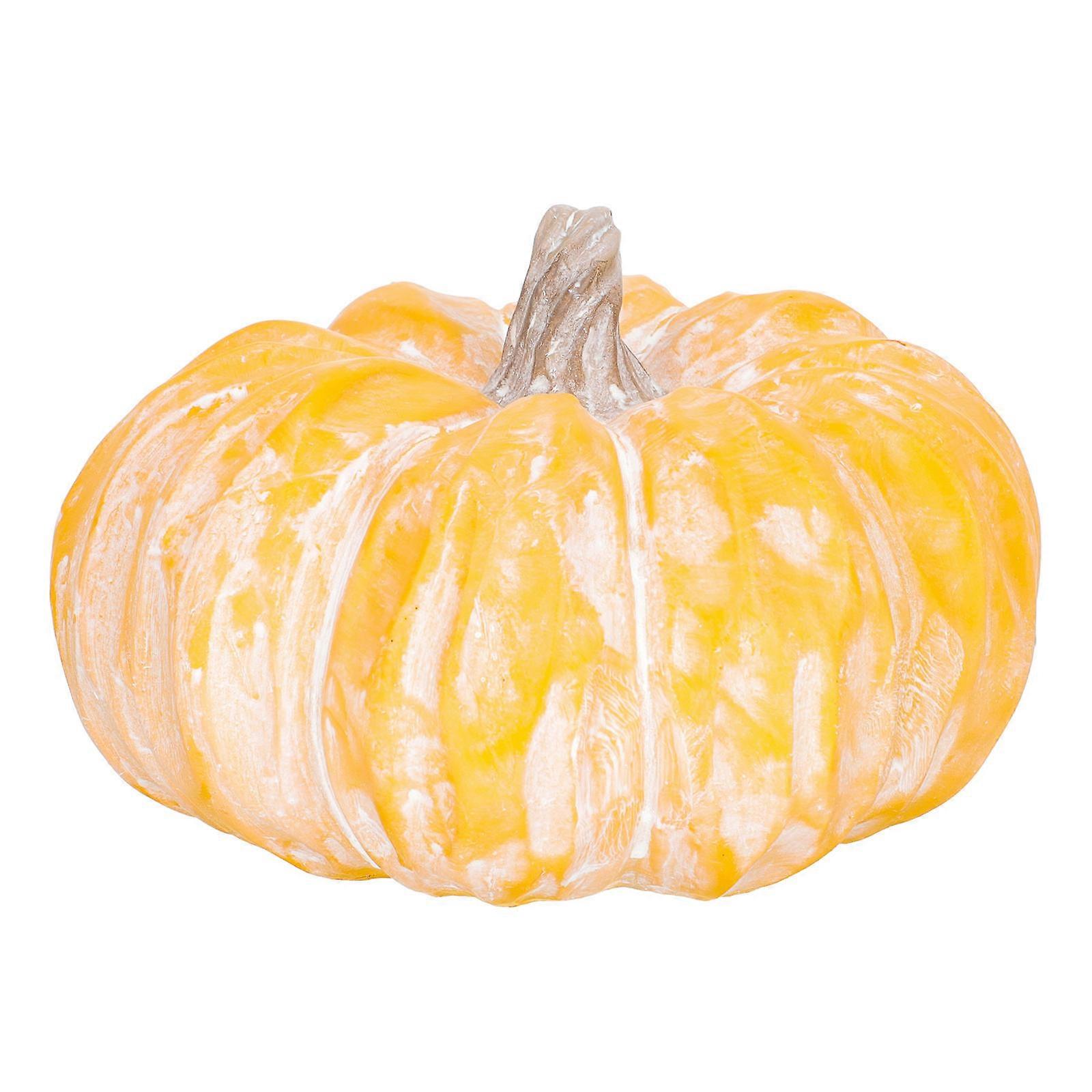 Pumpkin Ornament Ceramic Pumpkin Decor for Decoration 2Pcs