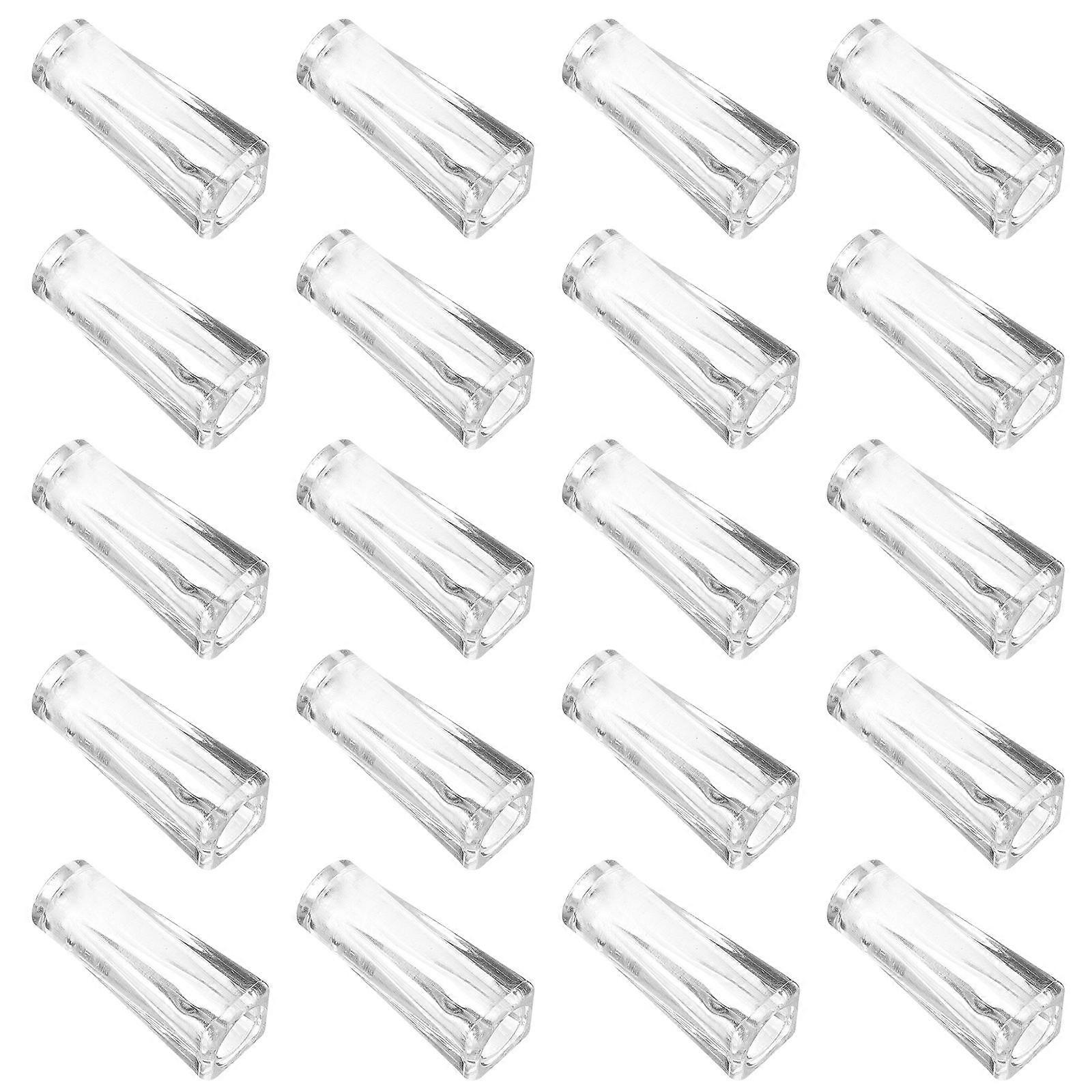 Plastic Cord Knobs Clear Cord Tassels for Window Blind Pulls 100Pcs