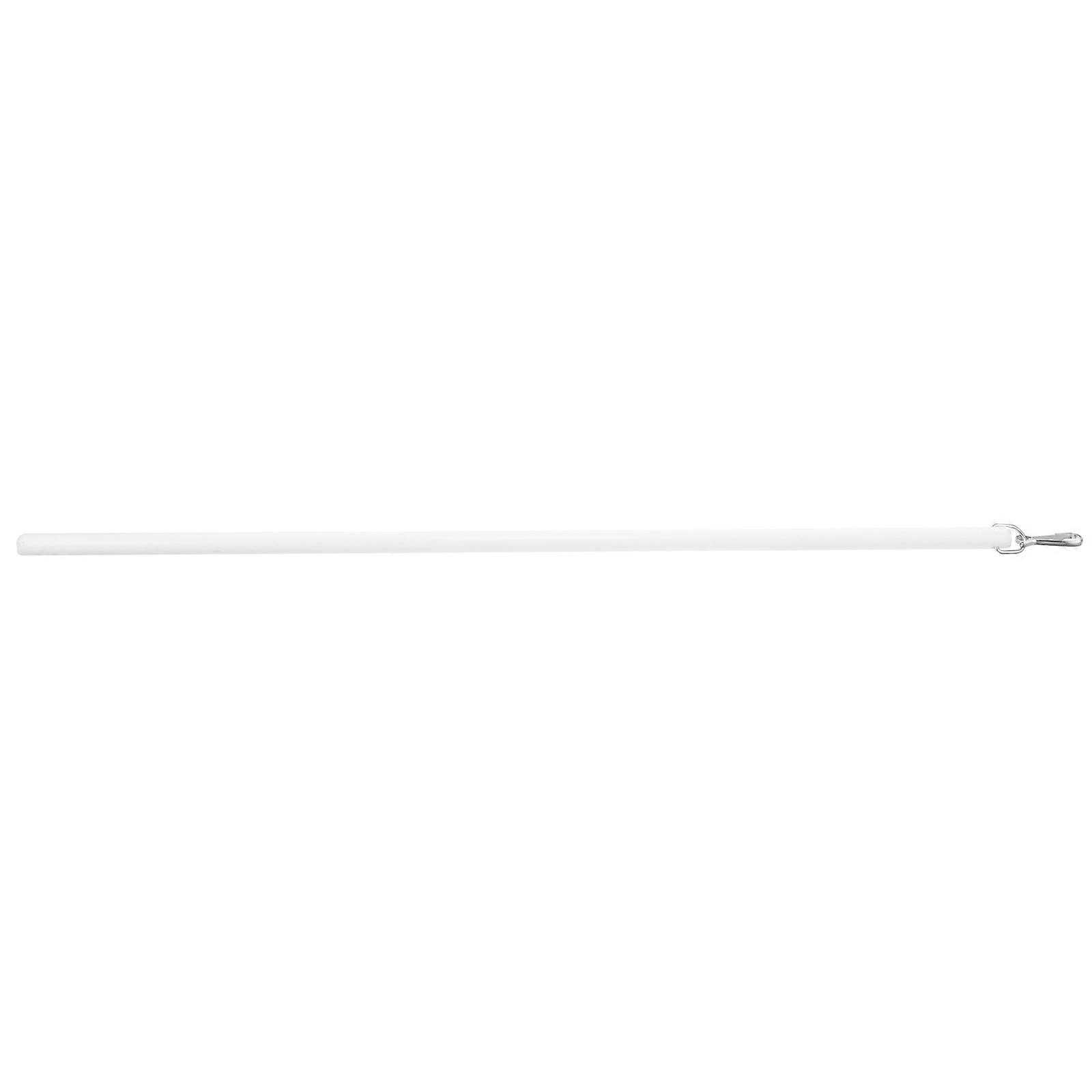 2Pcs Curtain Pull Rod for Window Blind Opening White Acrylic Material