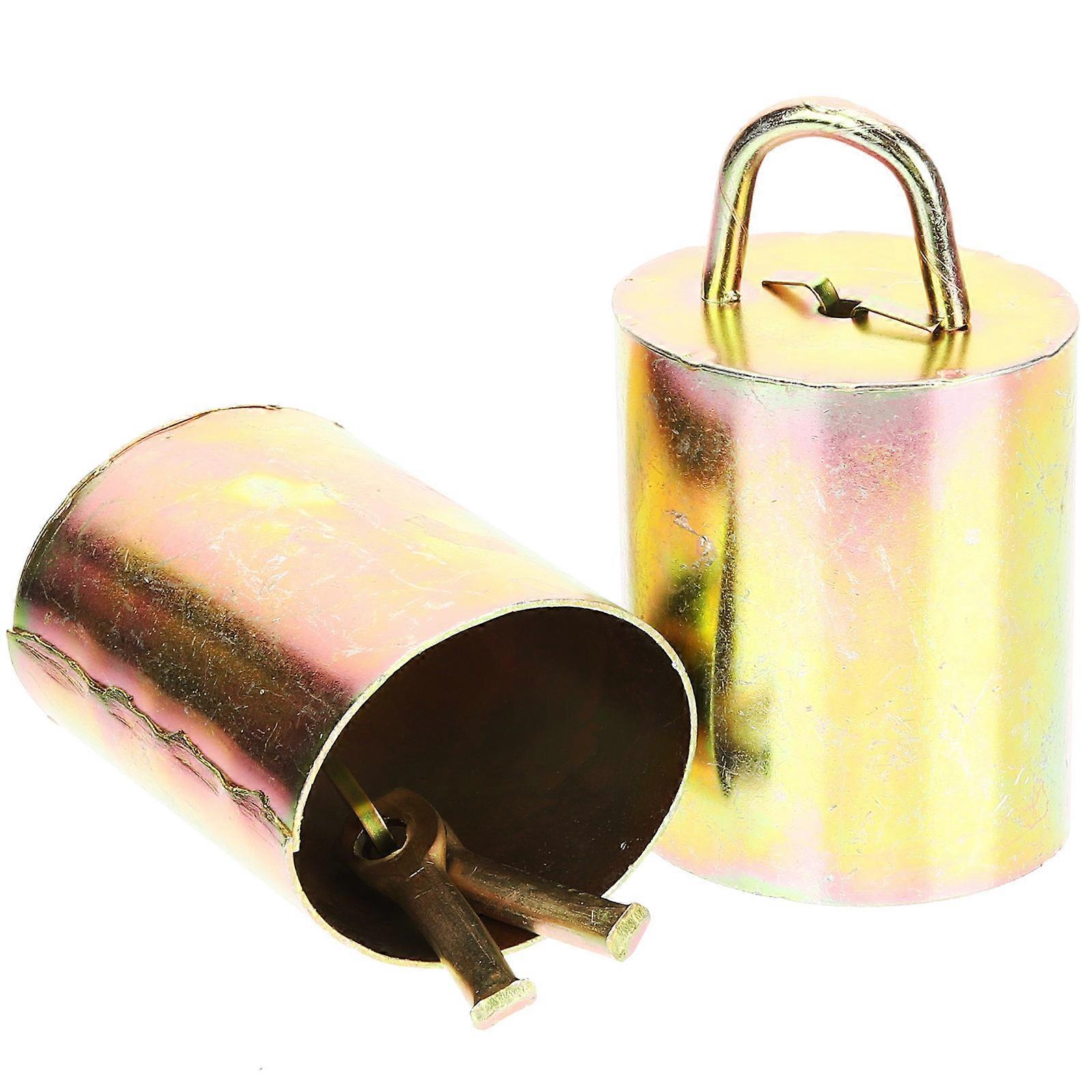Cattle Bells Metal Rustic Bells for Hanging Use 6Pcs