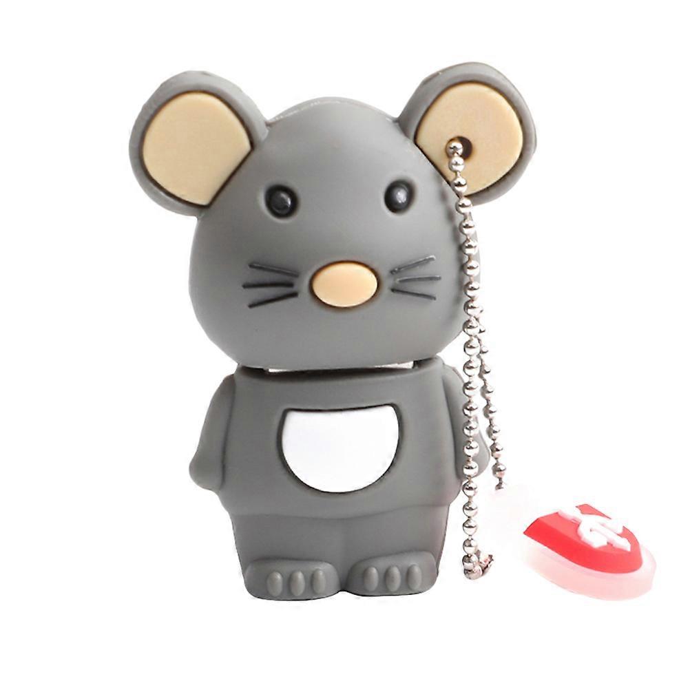 USB 2.0 U Disk Rat Shape for Data Storaging 2Pcs 32GB Flash Drive