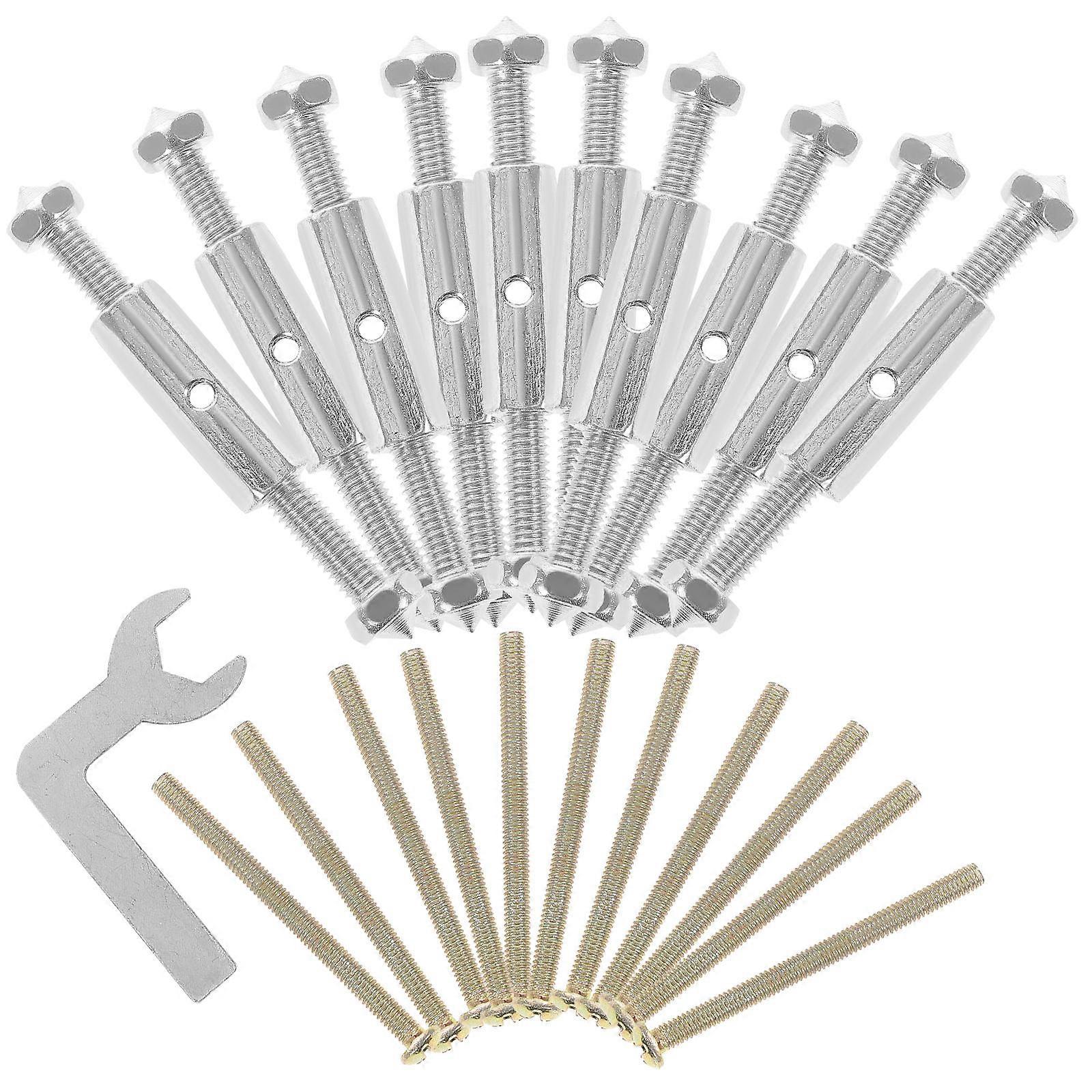 Cassette Repair Tool for Switch Socket Including 40Pcs Repair Screws Silver
