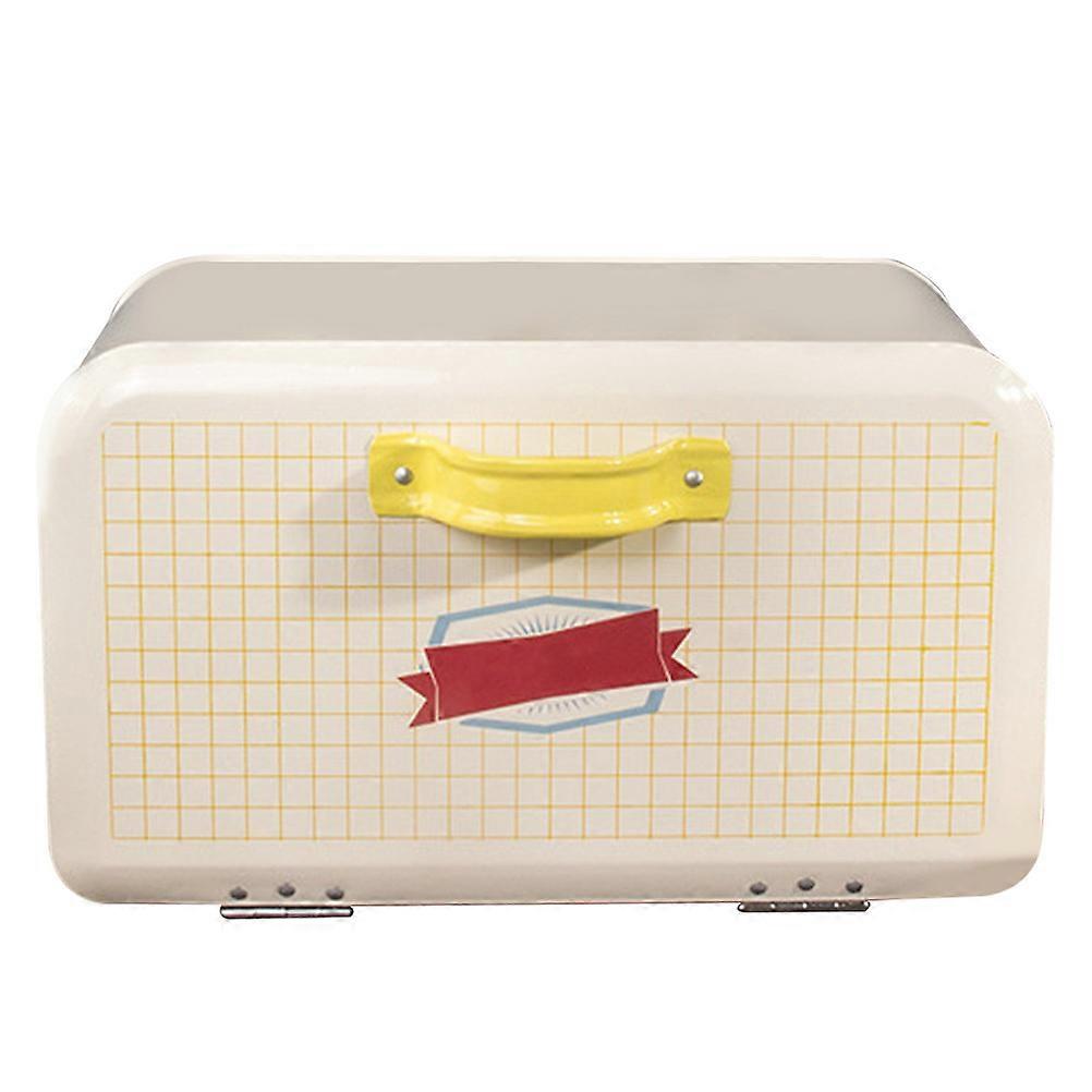 Bread Storage Container Bin Kitchen Snacks Organizer Sturdy Structure 14×8.5×8.5in Lid Opening Design 1Pack
