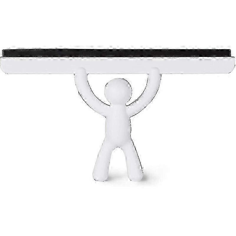 ممسحة دش، لون أبيض، مقاس 25.5x14.5 سم