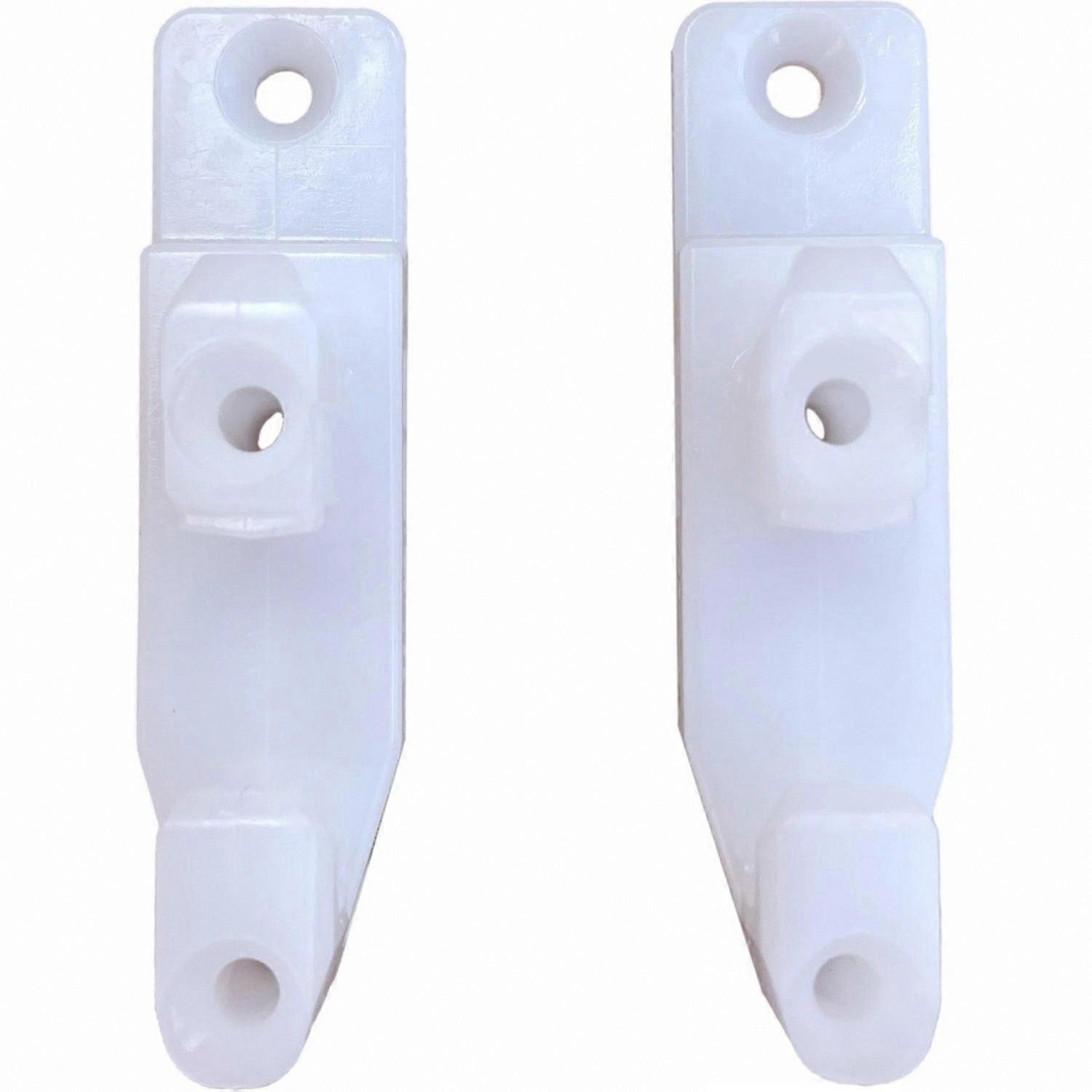 Drawer Front Connector Bracket Pair - Screw-On Mounting Solution for Cabinets and Furniture