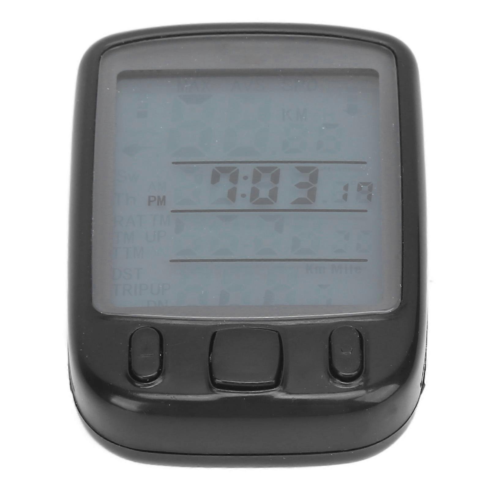 Waterproof Wired Bike Computer LCD Display CR2032 Battery