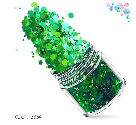 2 Bottles Of Shiny Nails Art Sequins Cosmetic Nails Art Sequins Mixed Fine Glitter